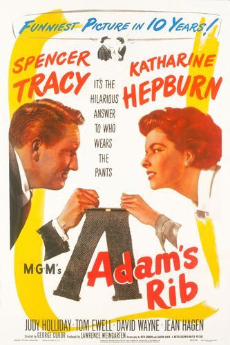 the movie poster: Adam's Rib (1949)