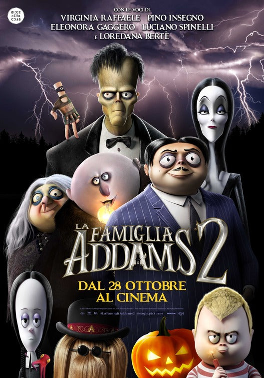 1000 piece jigsaw puzzle for the movie poster: The Addams Family 2 (2021) ver19
