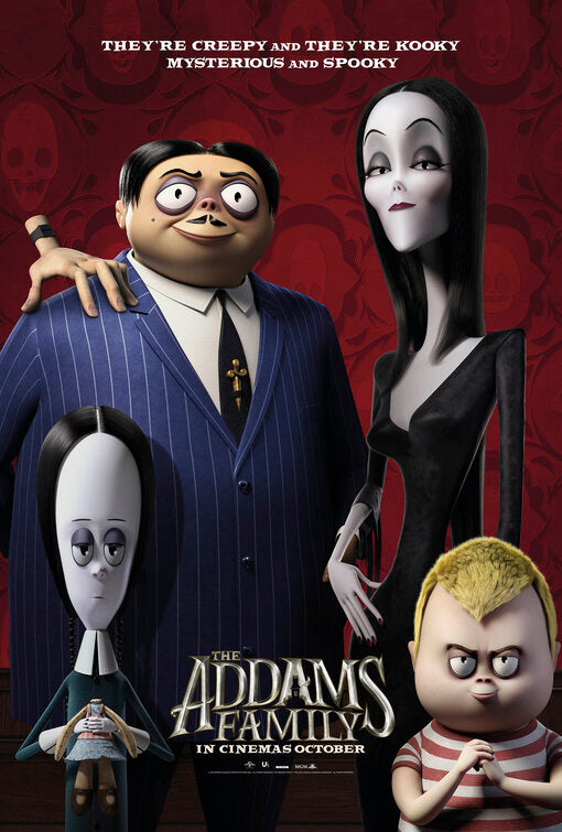 1000 piece jigsaw puzzle for the movie poster: The Addams Family (2019) ver11