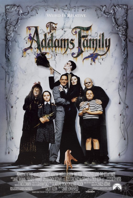 the movie poster: The Addams Family (1991) ver2
