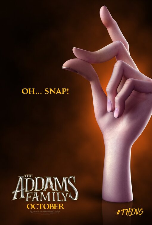 1000 piece jigsaw puzzle for the movie poster: The Addams Family (2019) ver5