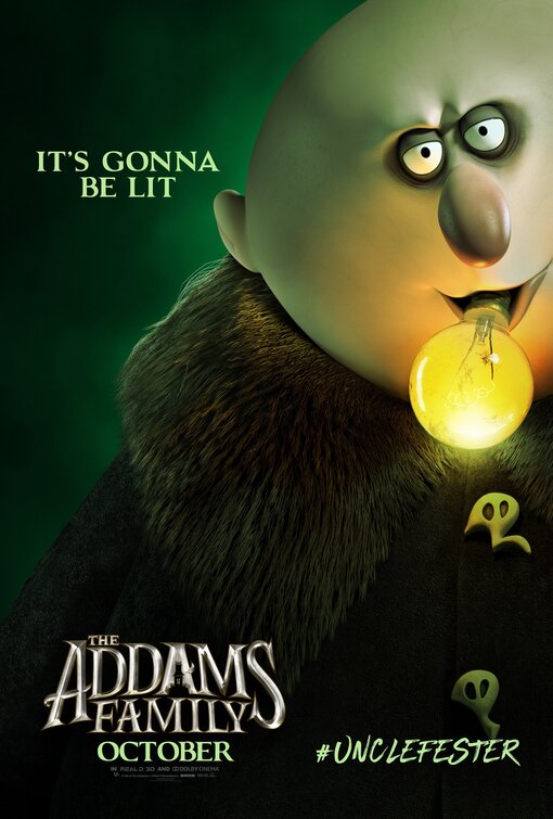 1000 piece jigsaw puzzle for the movie poster: The Addams Family (2019) ver7