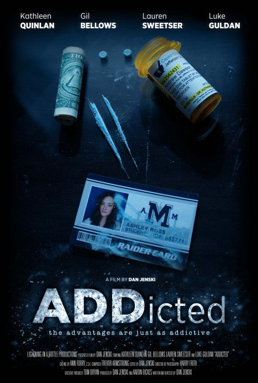 1000 piece jigsaw puzzle for the movie poster: ADDicted (2015)