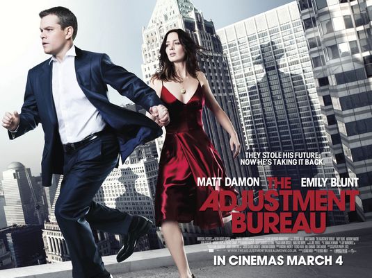 1000 piece jigsaw puzzle for the movie poster: The Adjustment Bureau (2011) ver2