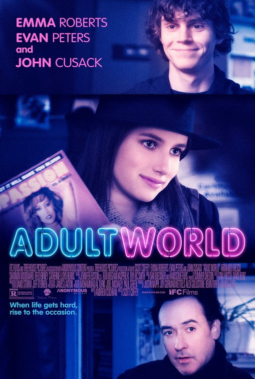 1000 piece jigsaw puzzle for the movie poster: Adult World (2014)