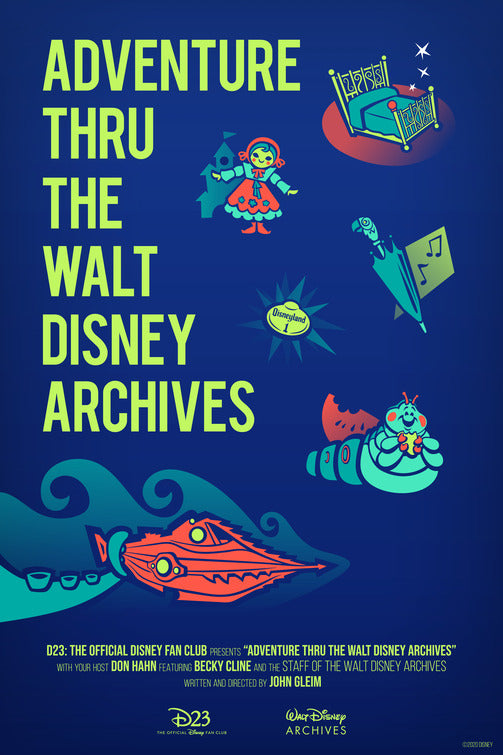 1000 piece jigsaw puzzle for the movie poster: Adventure Thru the Walt Disney Archives (2020)