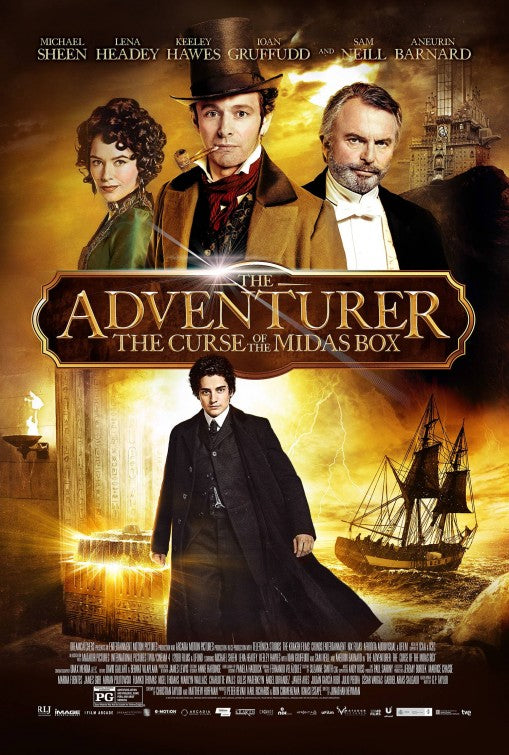 1000 piece jigsaw puzzle for the movie poster: The Adventurer: The Curse of the Midas Box (2014)