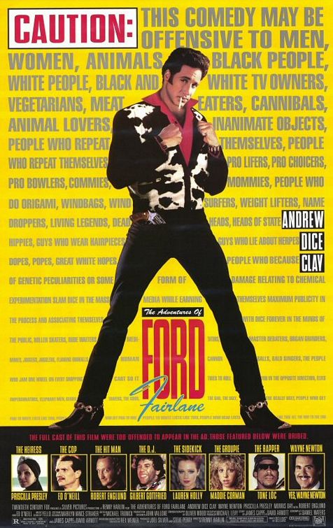 the movie poster: The Adventures of Ford Fairlane (1990) ver3