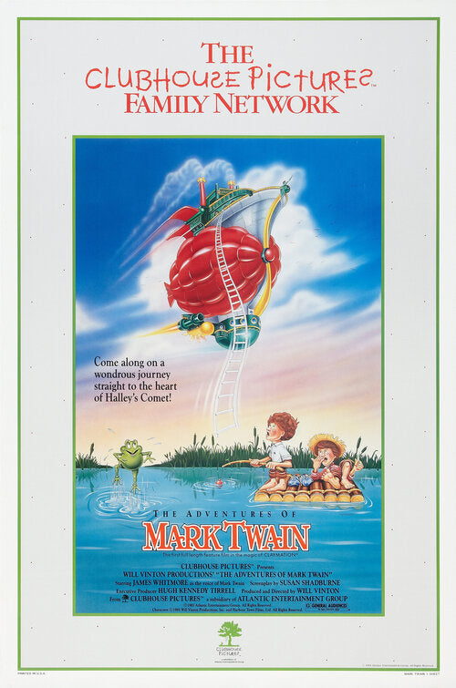 1000 piece jigsaw puzzle for the movie poster: The Adventures of Mark Twain (1985)
