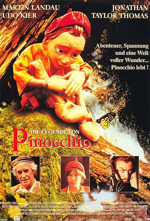 the movie poster: The Adventures Of Pinocchio (1996) ver3