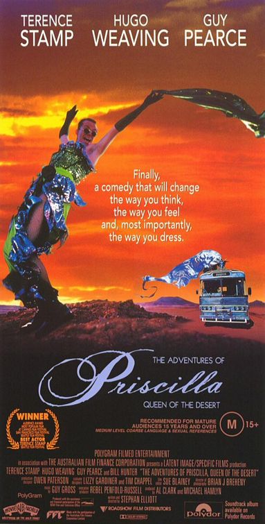 the movie poster: The Adventures Of Priscilla, Queen Of The Desert (1994) ver4