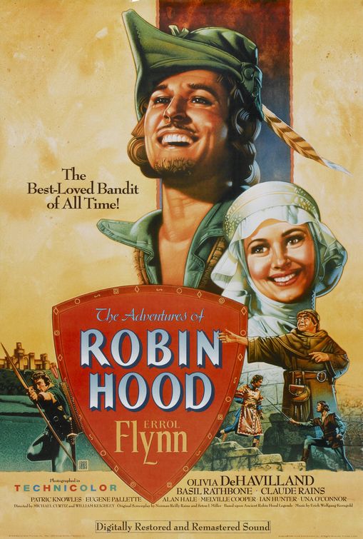 the movie poster: The Adventures of Robin Hood (1938) ver4