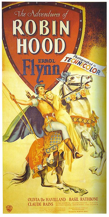 the movie poster: The Adventures of Robin Hood (1938) ver5