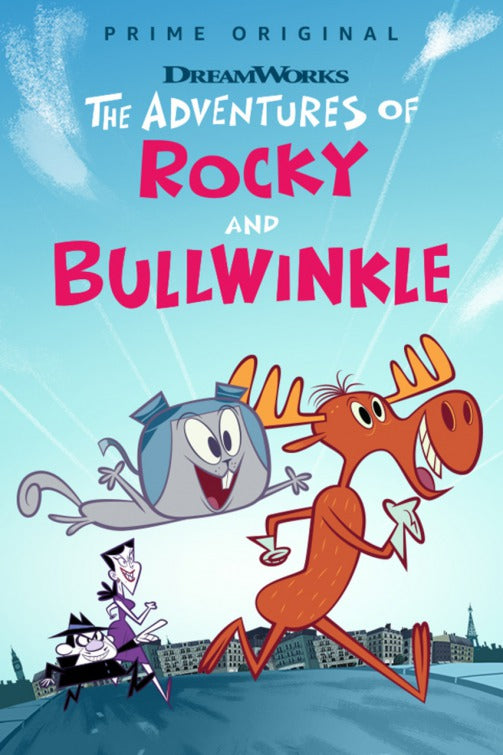 1000 piece jigsaw puzzle for tv poster: The Adventures of Rocky and Bullwinkle