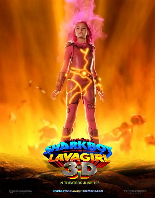 the movie poster: The Adventures of Sharkboy and Lavagirl in 3-D (2005) ver3