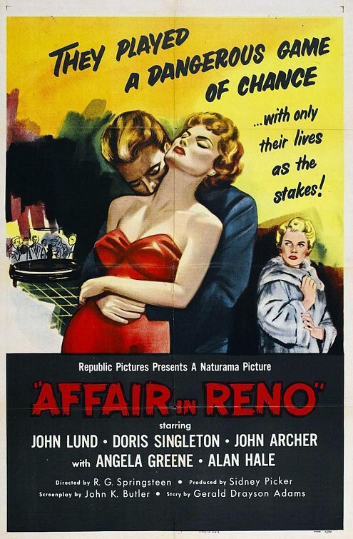 the movie poster: Affair in Reno (1957)