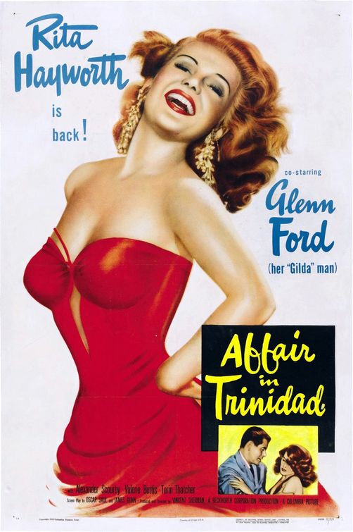 the movie poster: Affair in Trinidad (1952) ver2