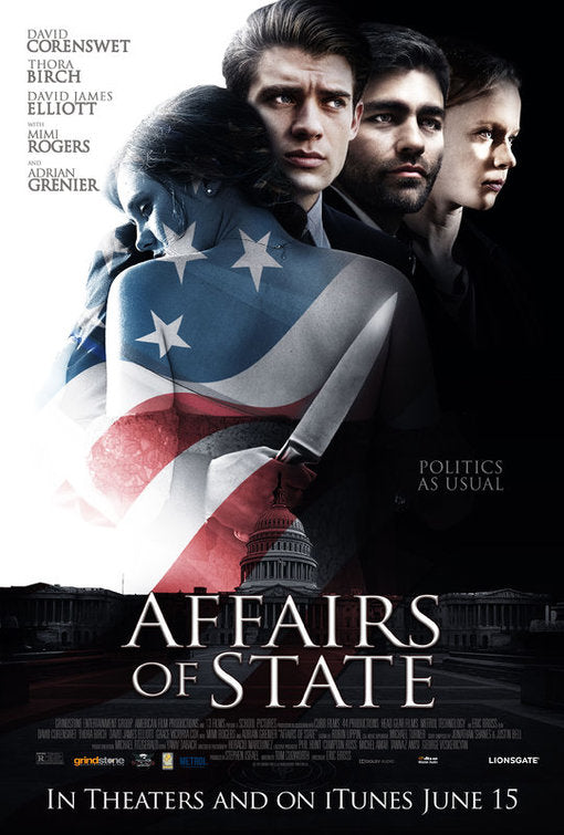 1000 piece jigsaw puzzle for the movie poster: Affairs of State (2018)