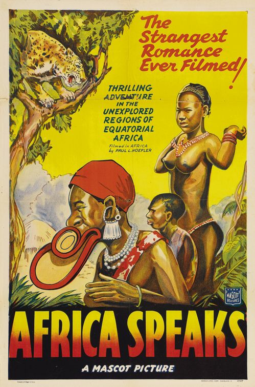 the movie poster: Africa Speaks (1930)