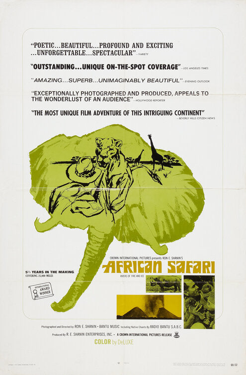 the movie poster: African Safari (1969)