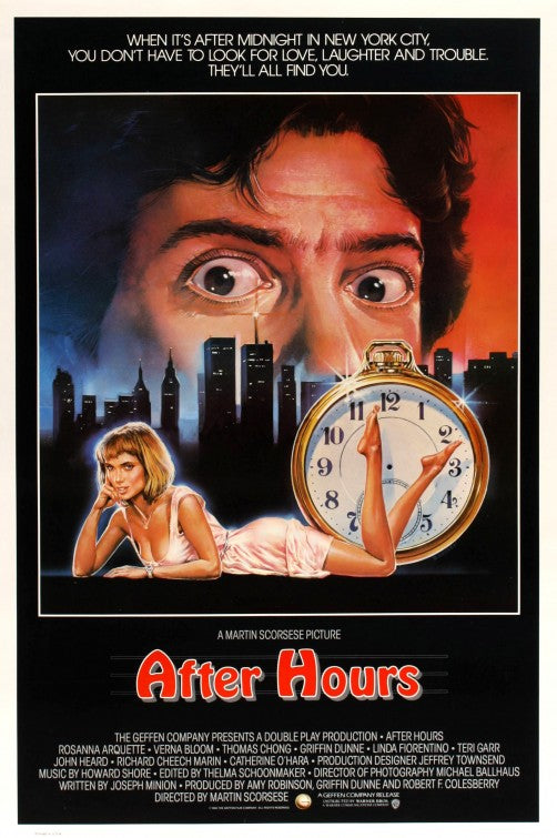 the movie poster: After Hours (1985) ver2