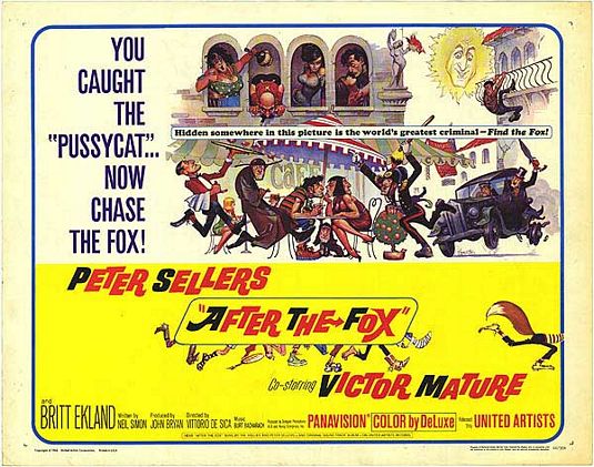 the movie poster: After the Fox (1966) ver2