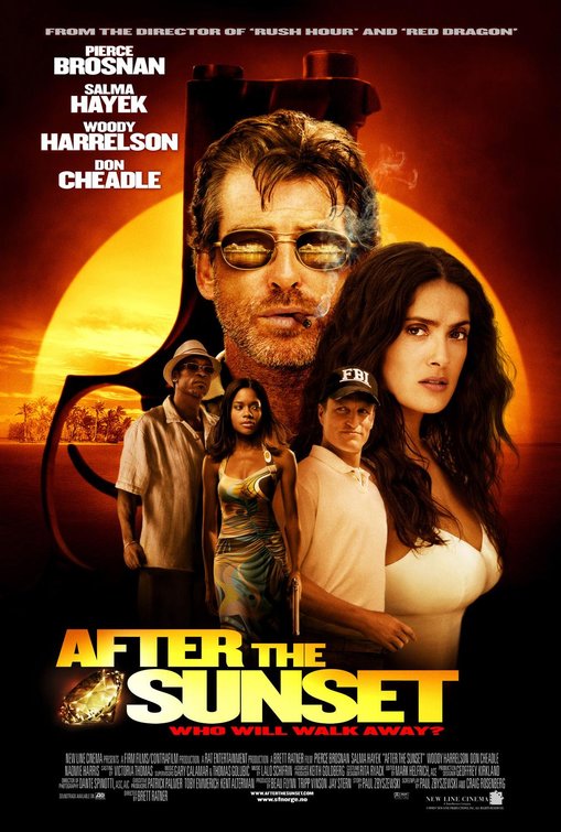 the movie poster: After the Sunset (2004)