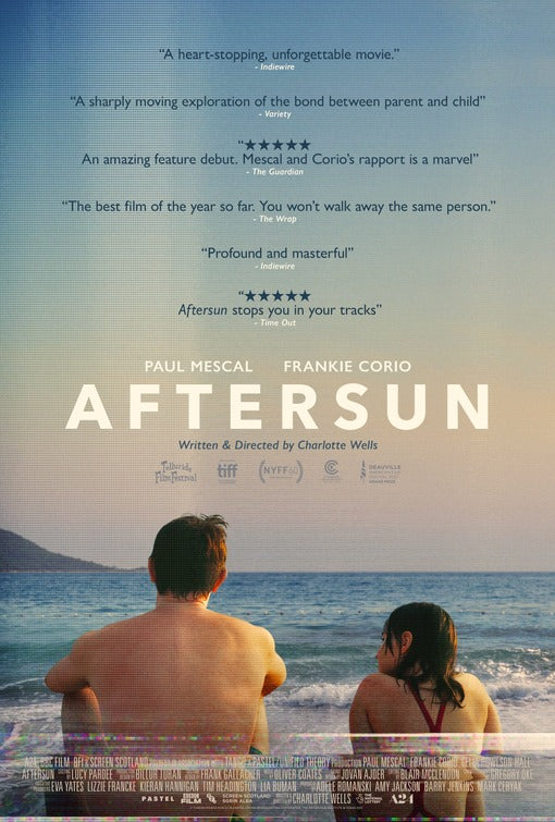 1000 piece jigsaw puzzle for the movie poster: Aftersun (2022)