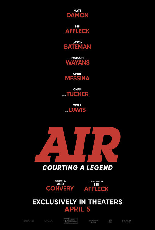 1000 piece jigsaw puzzle for the movie poster: Air (2023)