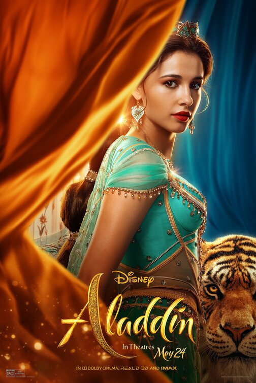 1000 piece jigsaw puzzle for the movie poster: Aladdin (2019) ver10