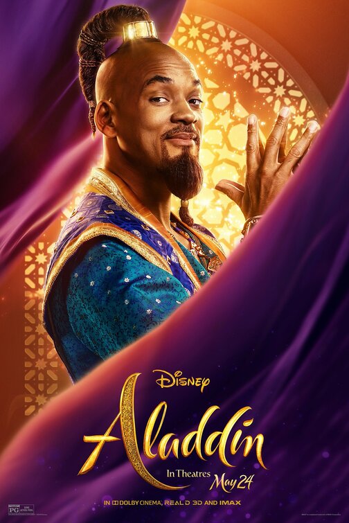 1000 piece jigsaw puzzle for the movie poster: Aladdin (2019) ver5