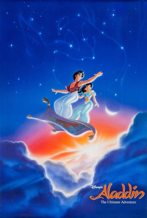 1000 piece jigsaw puzzle for the movie poster: Aladdin (1992) ver7