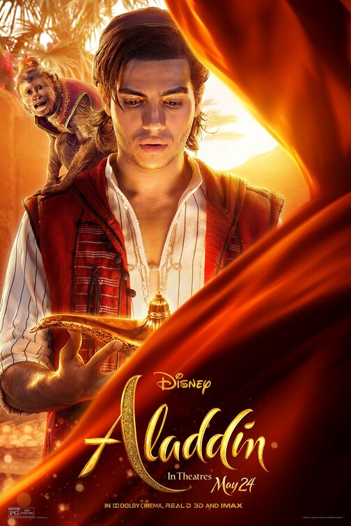 1000 piece jigsaw puzzle for the movie poster: Aladdin (2019) ver9