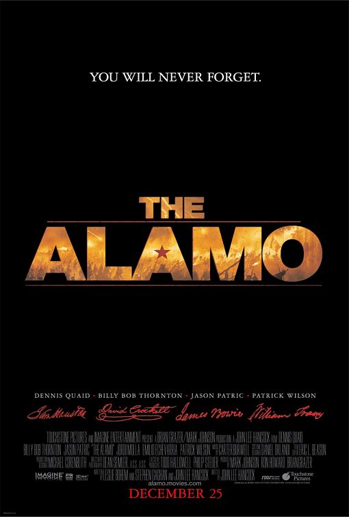 the movie poster: The Alamo (2004) ver1