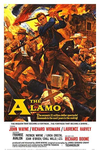 the movie poster: The Alamo (1960) ver2