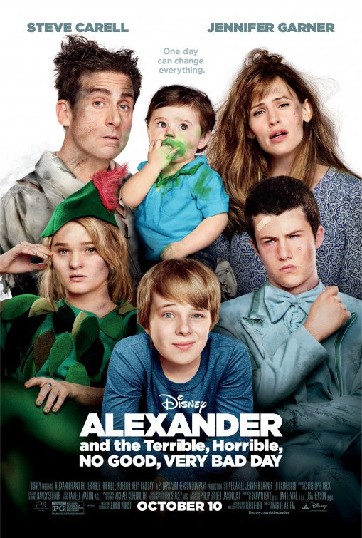 1000 piece jigsaw puzzle for the movie poster: Alexander and the Terrible, Horrible, No Good, Very Bad Day (2014) ver3