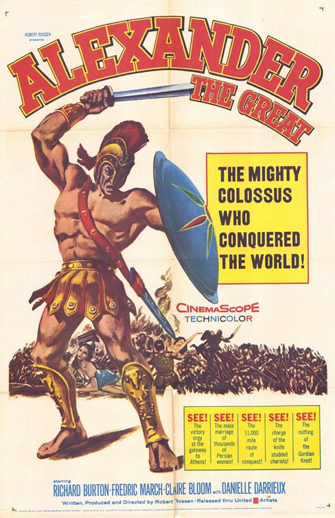 the movie poster: Alexander the Great (1956)