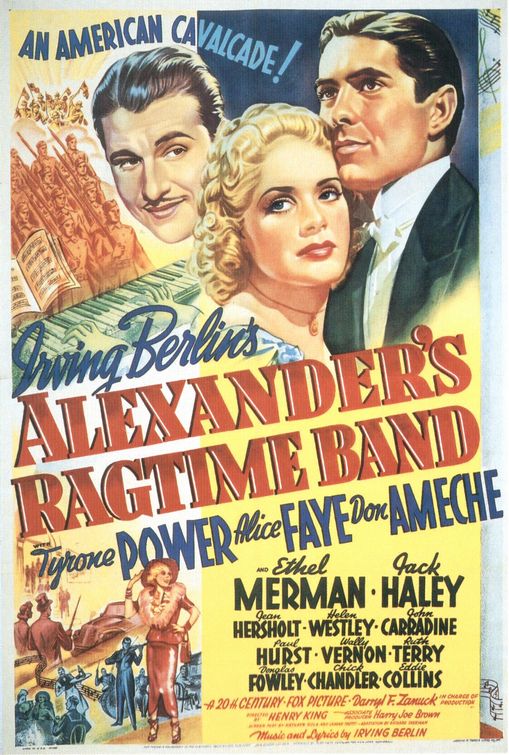 the movie poster: Alexander's Ragtime Band (1938)