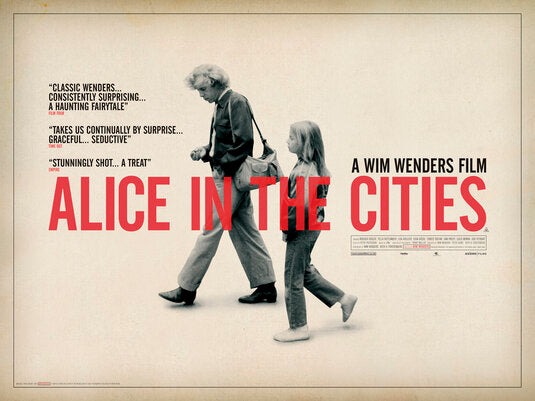 the movie poster: Alice in the Cities (1977)