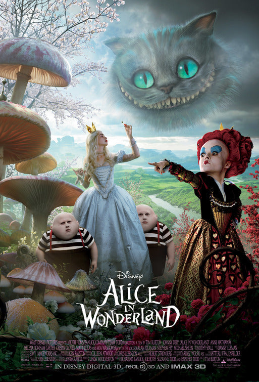 1000 piece jigsaw puzzle for the movie poster: Alice in Wonderland (2010) ver5
