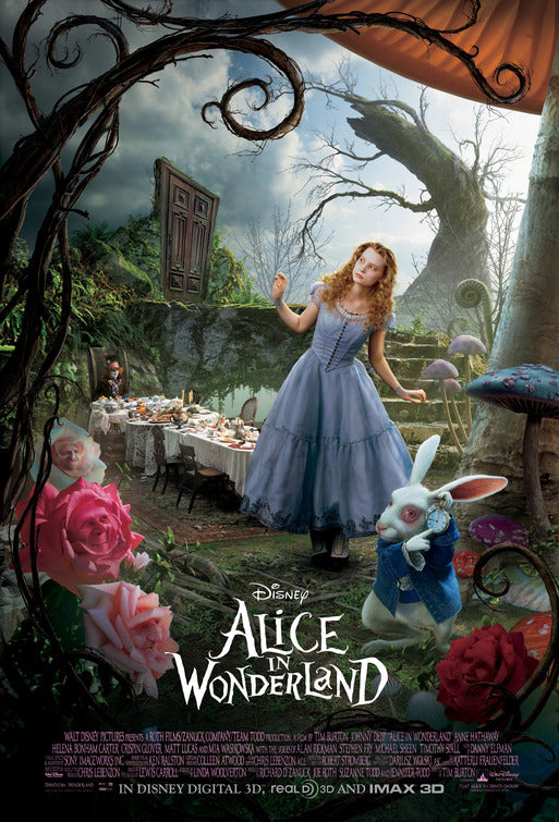 1000 piece jigsaw puzzle for the movie poster: Alice in Wonderland (2010) ver6