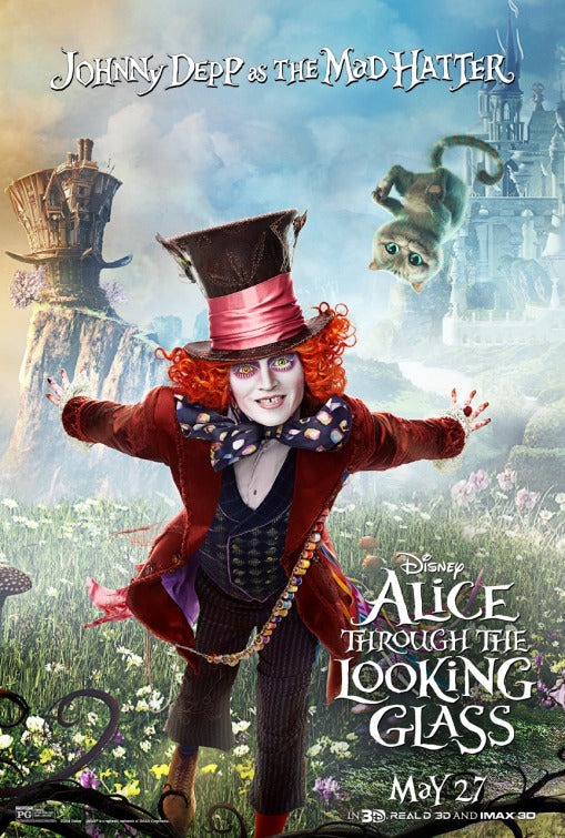1000 piece jigsaw puzzle for the movie poster: Alice Through the Looking Glass (2016) ver18