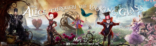 1000 piece jigsaw puzzle for the movie poster: Alice Through the Looking Glass (2016) ver20