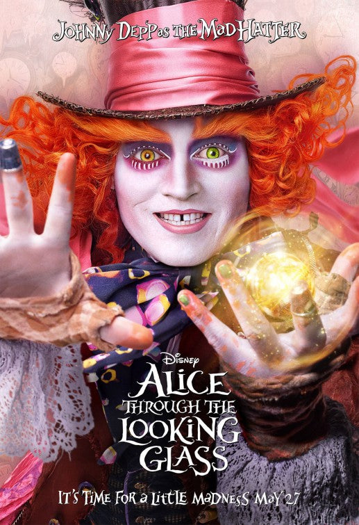 1000 piece jigsaw puzzle for the movie poster: Alice Through the Looking Glass (2016) ver5