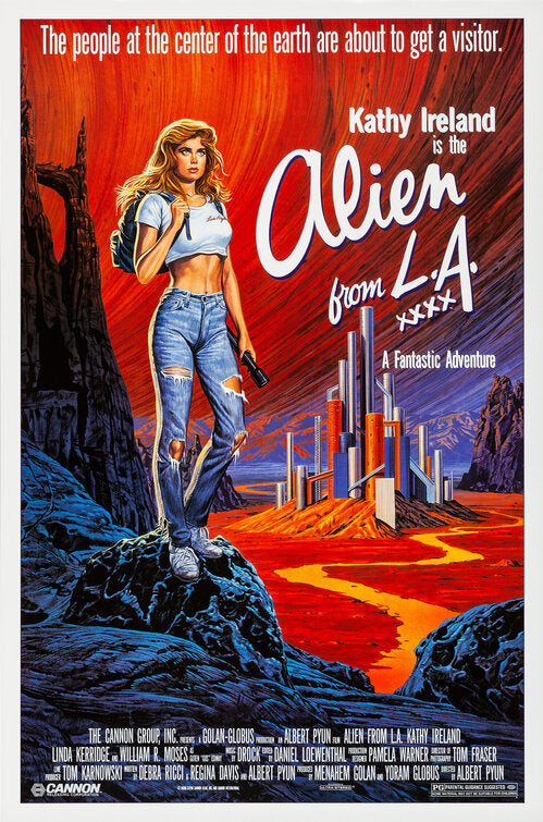the movie poster: Alien from L.A. (1988)