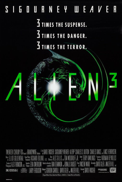 the movie poster: Alien 3 (1992) ver2