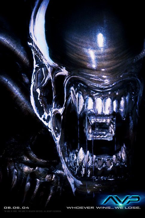 the movie poster: AVP: Alien Vs. Predator (2004) ver1