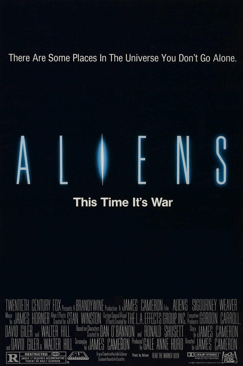 the movie poster: Aliens (1986) ver2