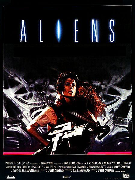 the movie poster: Aliens (1986) ver3