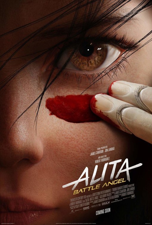 1000 piece jigsaw puzzle for the movie poster: Alita: Battle Angel (2019)
